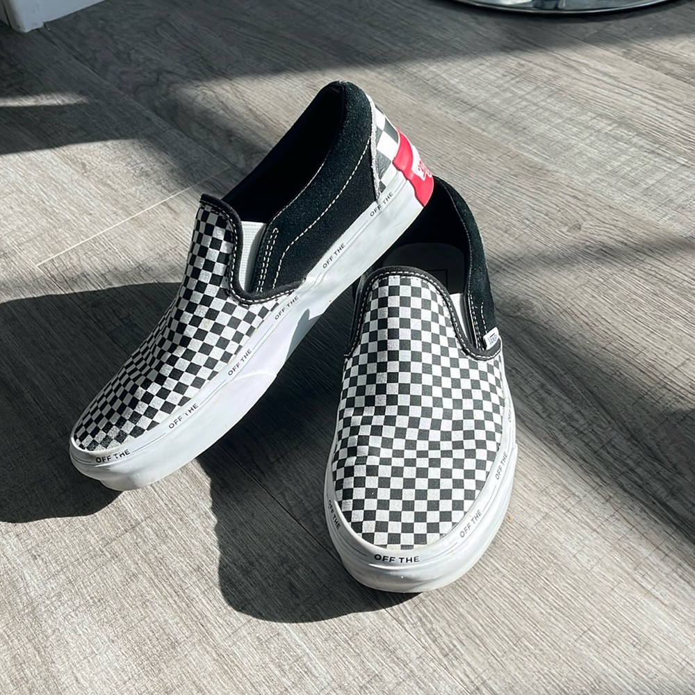 Black and White Checkered Vans